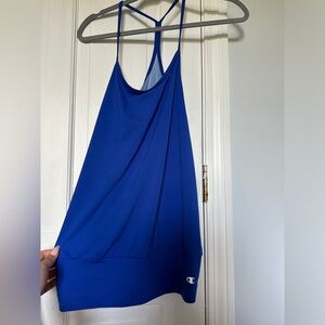 blue champion athletic tank